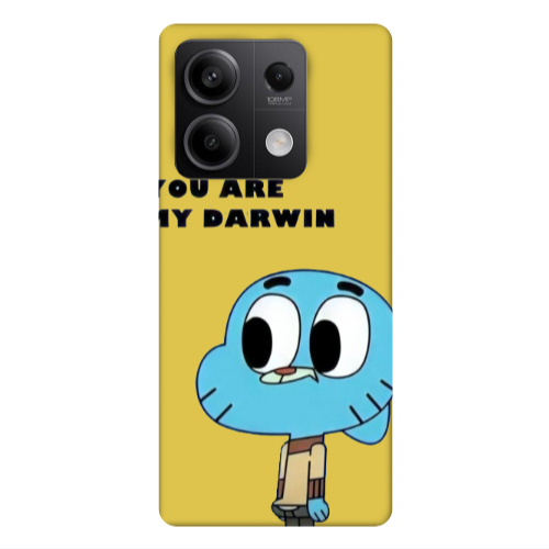 Xiaomi Redmi Note 13Pro 5G You are my darwin Yellow Colored Silicone TPU Θήκη