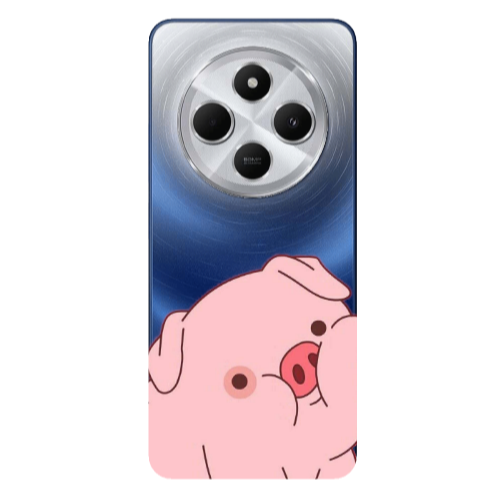 Xiaomi Redmi 14c Piggy 1 Transparent Silicone TPU Θήκη