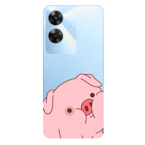 Realme Note 60 Piggy 1 Transparent Silicone TPU Θήκη