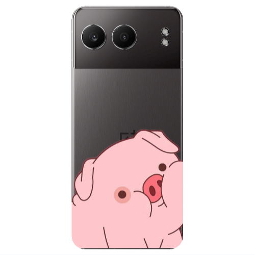 Oneplus Nord 4 Piggy 1 Transparent Silicone TPU Θήκη