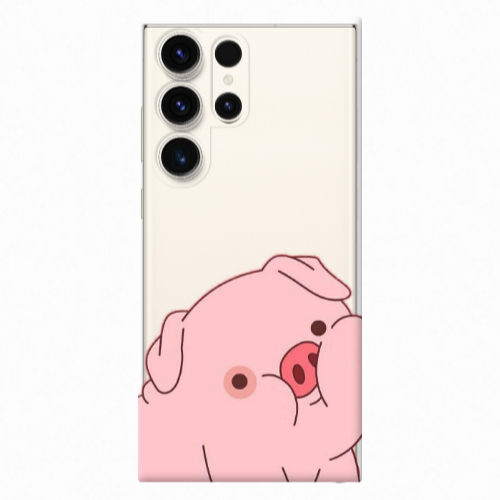 Samsung S25 Ultra Piggy 1 Transparent Silicone TPU Θήκη