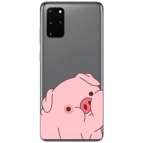 Samsung S20 Plus Piggy 1 Transparent Silicone TPU Θήκη