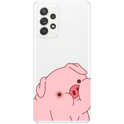 Samsung A53 Piggy 1 Transparent Silicone TPU Θήκη