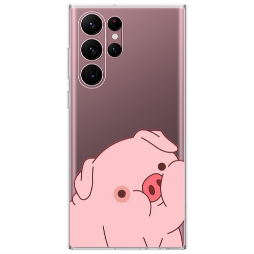 Samsung S22 Ultra Piggy 1 Transparent Silicone TPU Θήκη