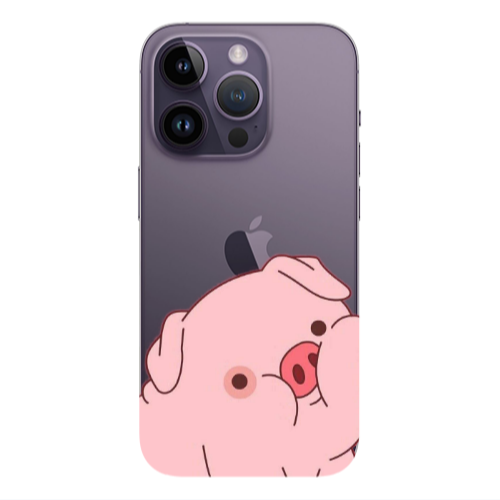 Apple iPhone 14 Pro  Piggy 1 Transparent Silicone TPU Θήκη