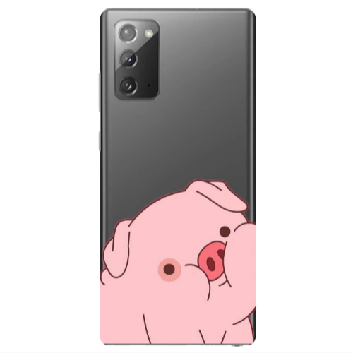 Samsung Note 20 Piggy 1 Transparent Silicone TPU Θήκη