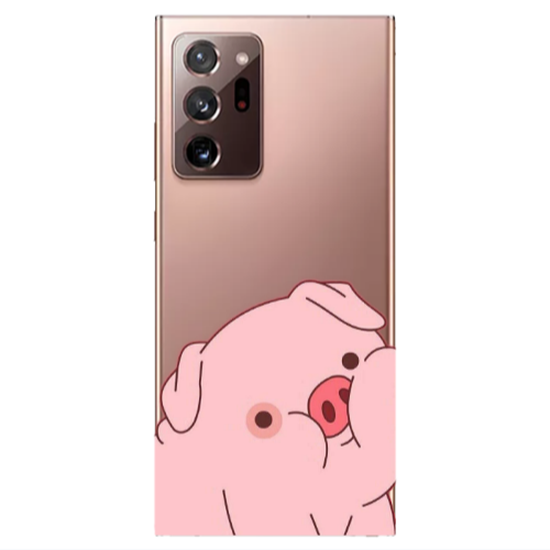 Samsung Note 20 Ultra Piggy 1 Transparent Silicone TPU Θήκη