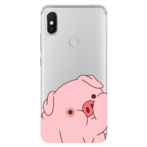 Xiaomi Redmi S2 Piggy 1 Transparent Silicone TPU Θήκη