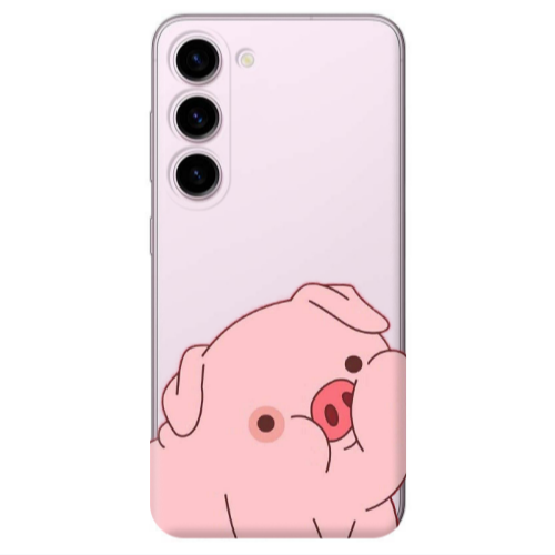 Samsung S23 Plus Piggy 1 Transparent Silicone TPU Θήκη