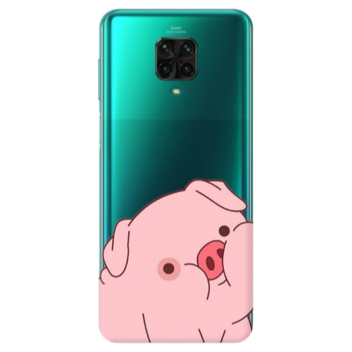 Xiaomi Redmi Note 9S Piggy 1 Transparent Silicone TPU Θήκη