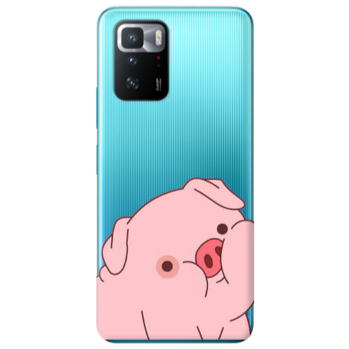Xiaomi Poco X3 GT Piggy 1 Transparent Silicone TPU Θήκη