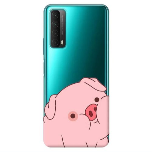 Huawei P Smart 2021 Piggy 1 Transparent Silicone TPU Θήκη