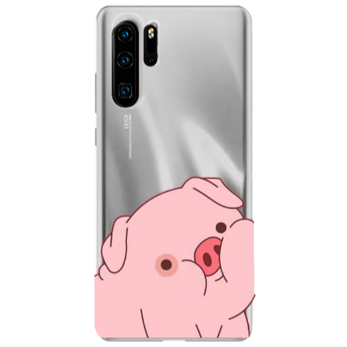Huawei P30 Pro Piggy 1 Transparent Silicone TPU Θήκη