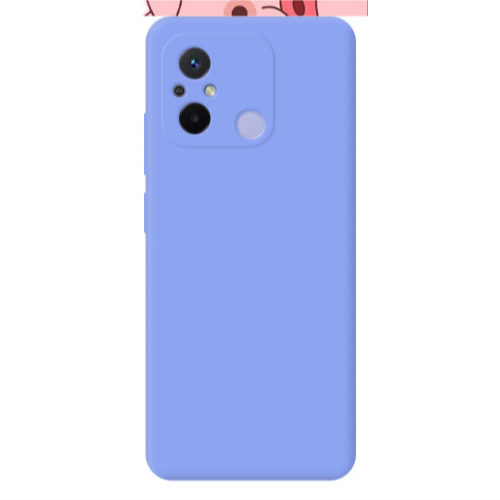 Xiaomi Redmi 12C Piggy 1 Light Purple Colored Silicone TPU Θήκη