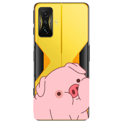 Xiaomi Poco F4 Gt Piggy 1 Transparent Silicone TPU Θήκη