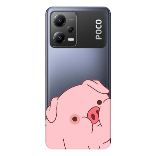Xiaomi Poco X5 Piggy 1 Transparent Silicone TPU Θήκη