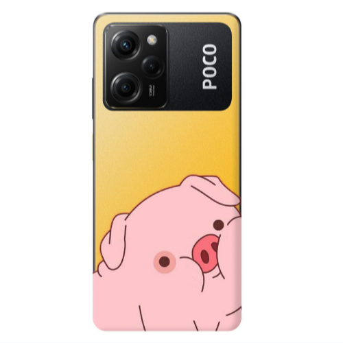 Xiaomi Poco X5 Pro Piggy 1 Transparent Silicone TPU Θήκη