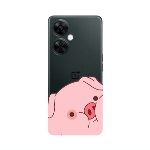 Oneplus Nord CE 3 Lite 5G Piggy 1 Transparent Silicone TPU Θήκη
