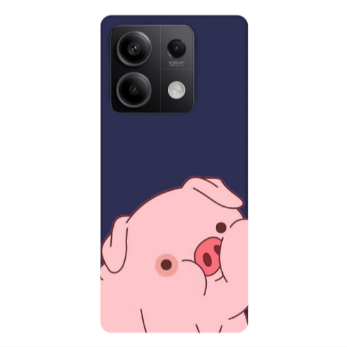 Xiaomi Redmi Note 13Pro 5G Piggy 1 Dark blue Colored Silicone TPU Θήκη