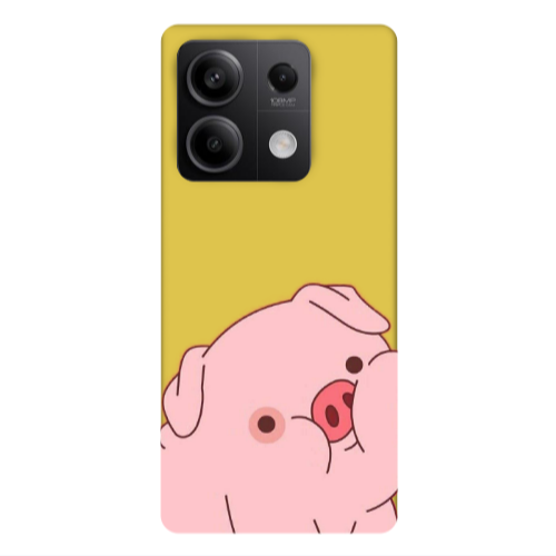 Xiaomi Redmi Note 13Pro 5G Piggy 1 Yellow Colored Silicone TPU Θήκη