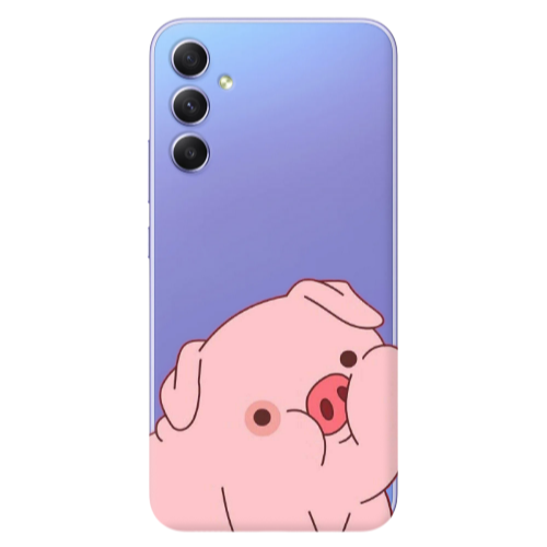 Samsung A16 Piggy 1 Transparent Silicone TPU Θήκη