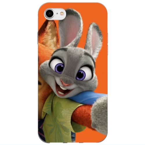 Apple iPhone 7 Valentines 3 Transparent Silicone TPU Θήκη