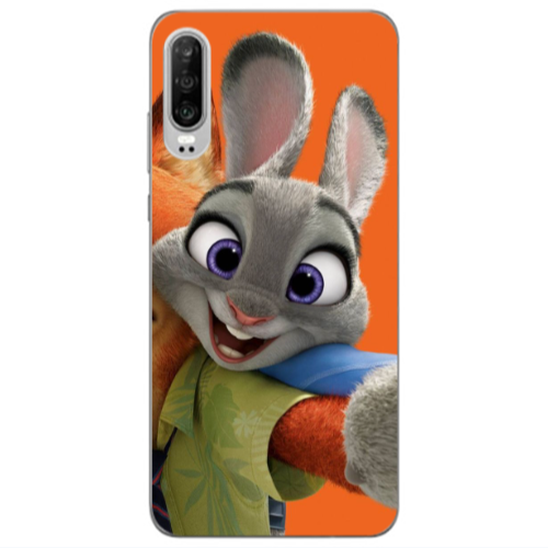 Huawei P30 Valentines 3 Transparent Silicone TPU Θήκη