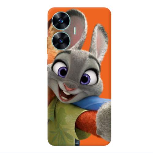 Realme C55 Valentines 3 Transparent Silicone TPU Θήκη
