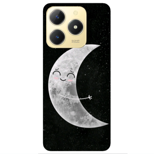 Realme C61 Half Moon Transparent Silicone TPU Θήκη