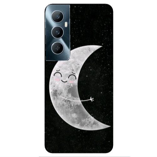 Realme C65 Half Moon Transparent Silicone TPU Θήκη