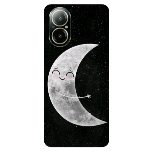 Realme C67 Half Moon Transparent Silicone TPU Θήκη