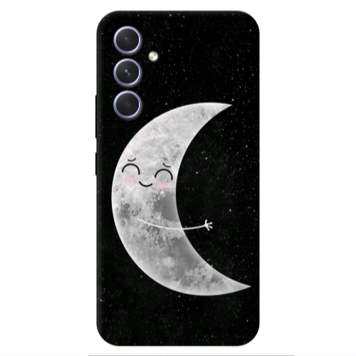 Samsung A56 Half Moon Transparent Silicone TPU Θήκη