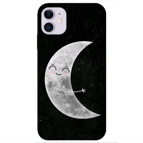 Apple iPhone 11  Half Moon Transparent Silicone TPU Θήκη