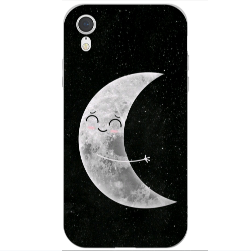 Apple iPhone Xr Half Moon Transparent Silicone TPU Θήκη