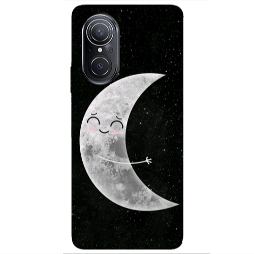 Huawei Nova 9 SE Half Moon Transparent Silicone TPU Θήκη