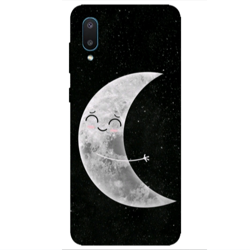 Samsung A02 Half Moon Transparent Silicone TPU Θήκη