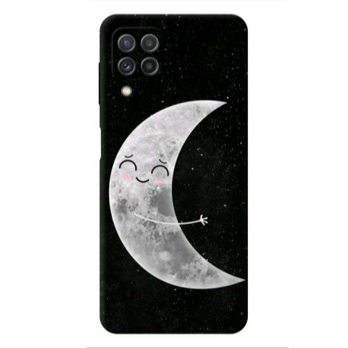 Samsung A22 4G Half Moon Transparent Silicone TPU Θήκη