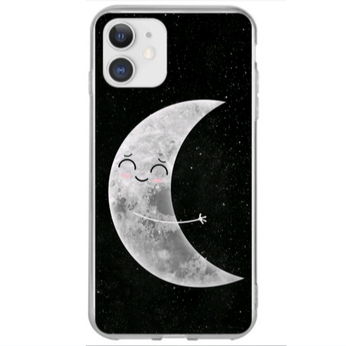 Apple iPhone 12 Mini Half Moon Transparent Silicone TPU Θήκη