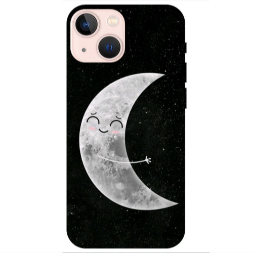 Apple iPhone 13 Mini Half Moon Transparent Silicone TPU Θήκη