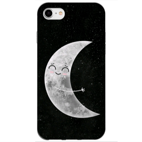 Apple iPhone SE 2020 Half Moon Transparent Silicone TPU Θήκη