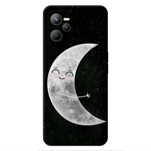 Realme C35 Half Moon Transparent Silicone TPU Θήκη