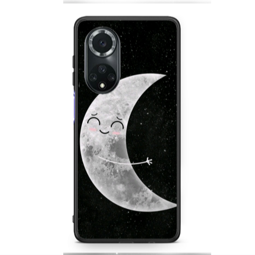Huawei Nova 9 Half Moon Black Glossy Θήκη