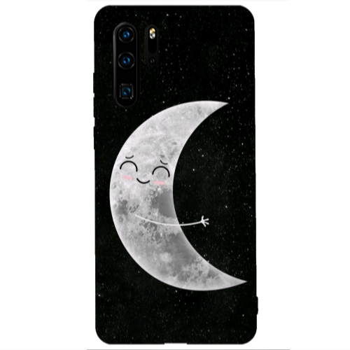 Huawei P30 Pro Half Moon Transparent Silicone TPU Θήκη