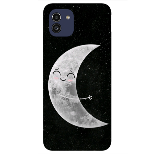 Samsung A03 Half Moon Transparent Silicone TPU Θήκη