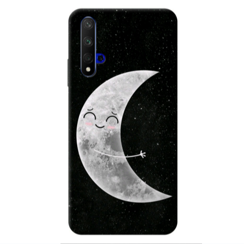 Huawei Nova 5 T Half Moon Transparent Silicone TPU Θήκη