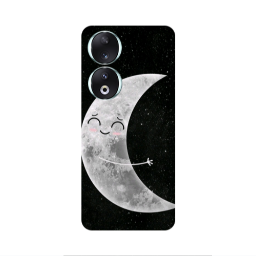 Honor 90 5G Half Moon Transparent Silicone TPU Θήκη