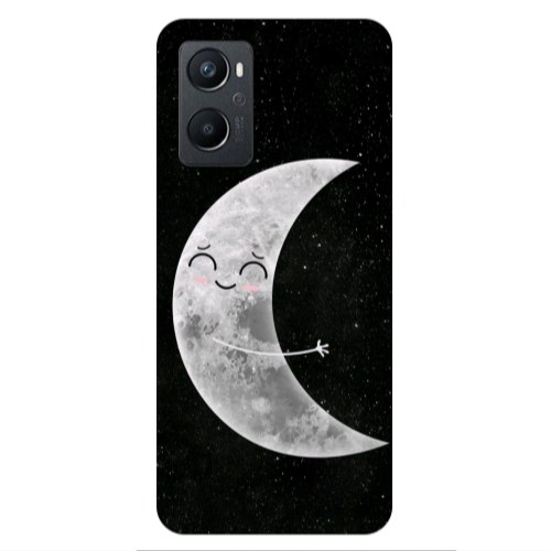 Oppo A 96 Half Moon Transparent Silicone TPU Θήκη