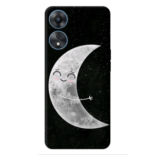 Oppo A 98 Half Moon Transparent Silicone TPU Θήκη