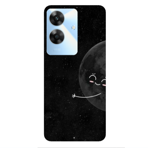 Realme Note 60 Half Moon 2 Transparent Silicone TPU Θήκη