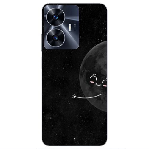 Realme Note 50 Half Moon 2 Transparent Silicone TPU Θήκη
